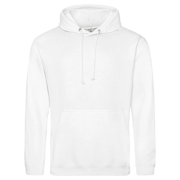 Felpa College Hoodie bianco / XS - personalizzabile con logo