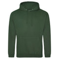 Felpa College Hoodie bottle green / XS - personalizzabile con logo