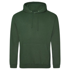 Felpa College Hoodie bottle green / XS - personalizzabile con logo