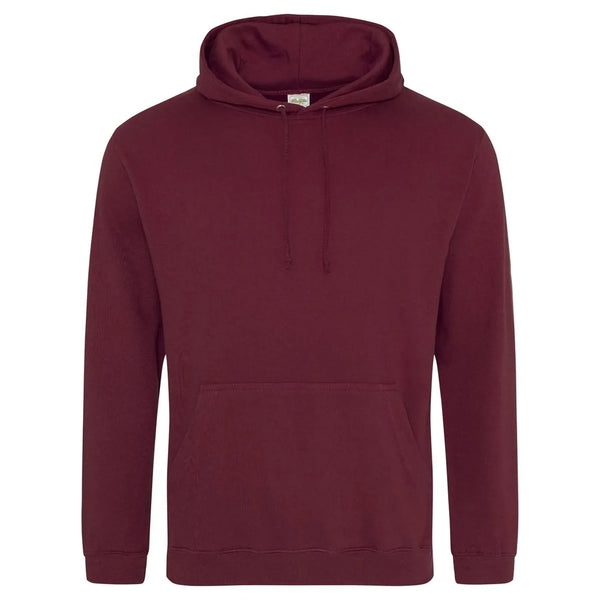 Felpa College Hoodie burgundy / XS - personalizzabile con logo