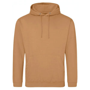 Felpa College Hoodie caramel latte / XS - personalizzabile con logo