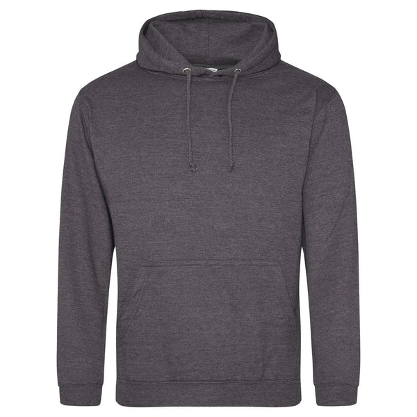 Felpa College Hoodie charcoal / XS - personalizzabile con logo