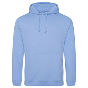 Felpa College Hoodie cornflower blue / XS - personalizzabile con logo