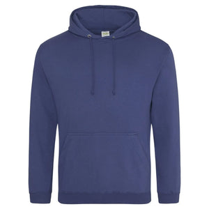 Felpa College Hoodie denim blue / S - personalizzabile con logo