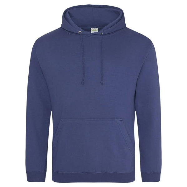 Felpa College Hoodie denim blue / S - personalizzabile con logo