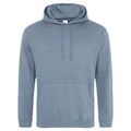 Felpa College Hoodie dusty blue / XS - personalizzabile con logo