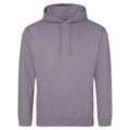 Felpa College Hoodie dusty lilac / XS - personalizzabile con logo