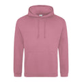 Felpa College Hoodie dusty pink / XS - personalizzabile con logo
