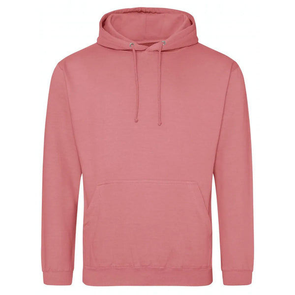 Felpa College Hoodie dusty rose / XS - personalizzabile con logo