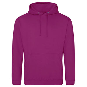 Felpa College Hoodie festival fuchsia / XS - personalizzabile con logo