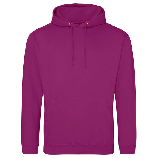 Felpa College Hoodie festival fuchsia / XS - personalizzabile con logo