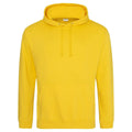 Felpa College Hoodie gold / S - personalizzabile con logo
