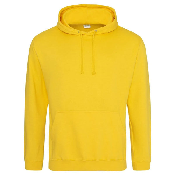 Felpa College Hoodie gold / S - personalizzabile con logo