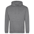 Felpa College Hoodie graphite heather / XS - personalizzabile con logo