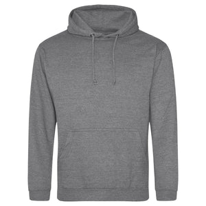 Felpa College Hoodie graphite heather / XS - personalizzabile con logo