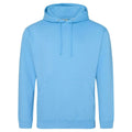 Felpa College Hoodie hawaiian blue / XS - personalizzabile con logo