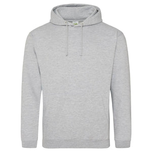 Felpa College Hoodie heather grey / XS - personalizzabile con logo