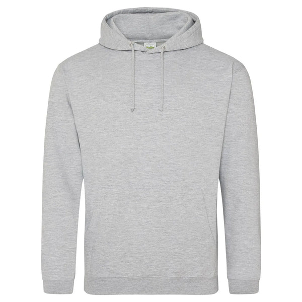 Felpa College Hoodie heather grey / XS - personalizzabile con logo
