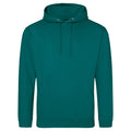 Felpa College Hoodie jade / XS - personalizzabile con logo