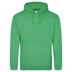 Felpa College Hoodie kelly / XS - personalizzabile con logo