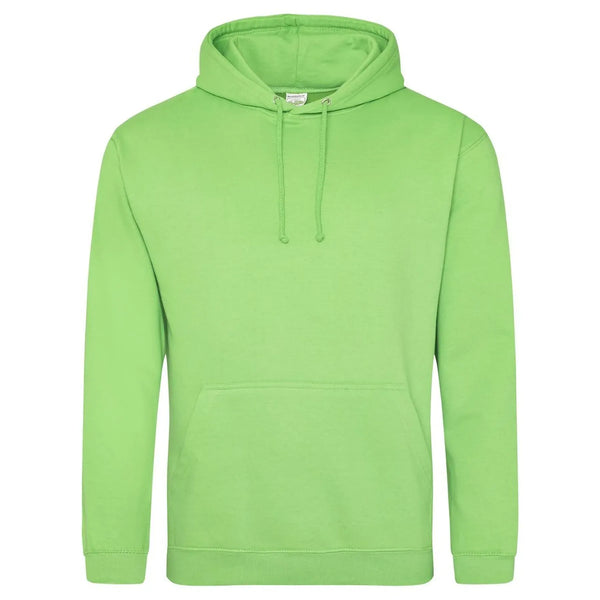 Felpa College Hoodie lime green / S - personalizzabile con logo