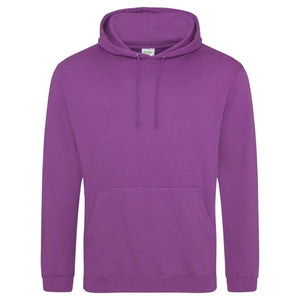 Felpa College Hoodie magenta magic / S - personalizzabile con logo