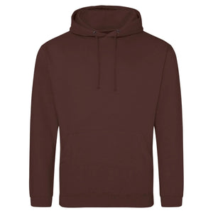 Felpa College Hoodie marrone / XS - personalizzabile con logo