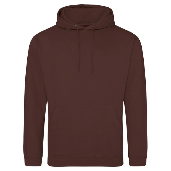Felpa College Hoodie marrone / XS - personalizzabile con logo
