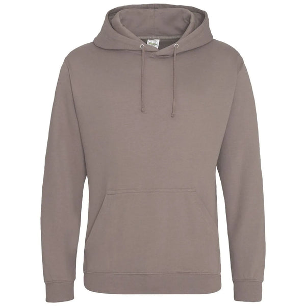 Felpa College Hoodie mocha brown / S - personalizzabile con logo