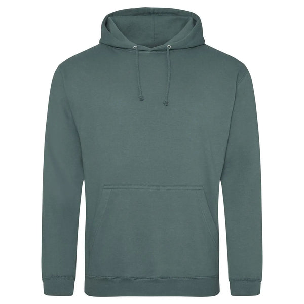 Felpa College Hoodie moss green / XS - personalizzabile con logo