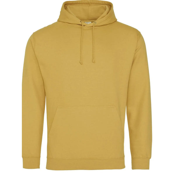 Felpa College Hoodie mustard / XS - personalizzabile con logo