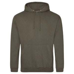 Felpa College Hoodie olive green / S - personalizzabile con logo