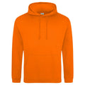 Felpa College Hoodie orange crush / XS - personalizzabile con logo