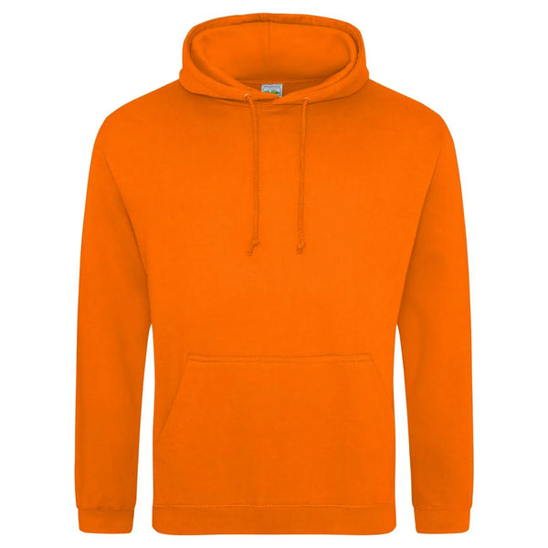 Felpa College Hoodie orange crush / XS - personalizzabile con logo
