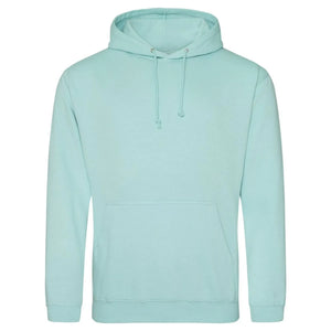Felpa College Hoodie peppermint / XS - personalizzabile con logo