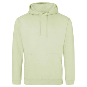 Felpa College Hoodie pistachio green / XS - personalizzabile con logo