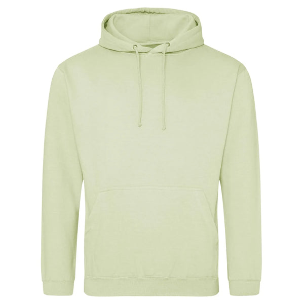 Felpa College Hoodie pistachio green / XS - personalizzabile con logo