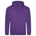 Felpa College Hoodie purple / XS - personalizzabile con logo