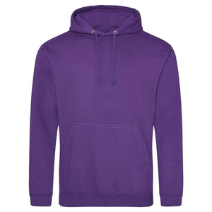 Felpa College Hoodie purple / XS - personalizzabile con logo
