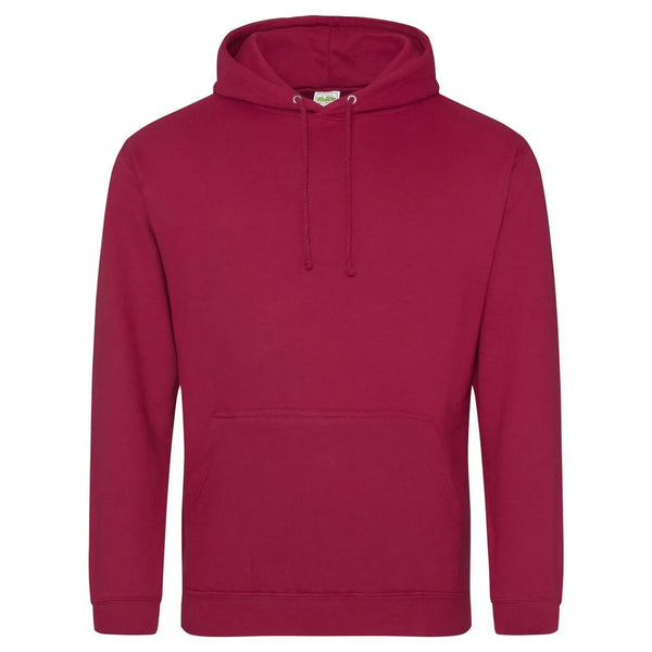 Felpa College Hoodie red hot chilli / XS - personalizzabile con logo