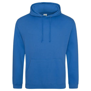 Felpa College Hoodie sapphire blue / XS - personalizzabile con logo