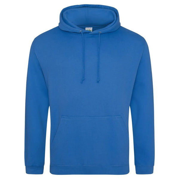 Felpa College Hoodie sapphire blue / XS - personalizzabile con logo