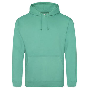 Felpa College Hoodie spring green / S - personalizzabile con logo