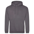 Felpa College Hoodie steel grey / XS - personalizzabile con logo