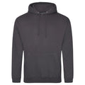 Felpa College Hoodie storm grey / XS - personalizzabile con logo