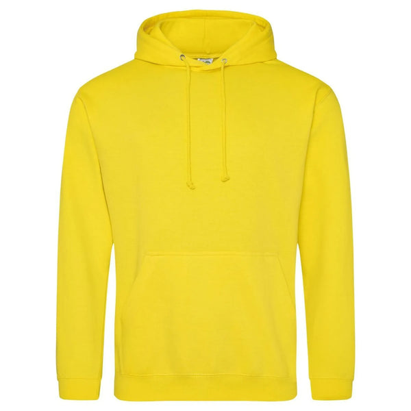 Felpa College Hoodie sun yellow / XS - personalizzabile con logo