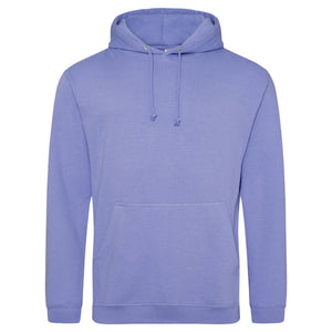 Felpa College Hoodie true violet / S - personalizzabile con logo