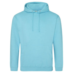 Felpa College Hoodie turquoise surf / S - personalizzabile con logo