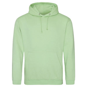 Felpa College Hoodie verde / XS - personalizzabile con logo