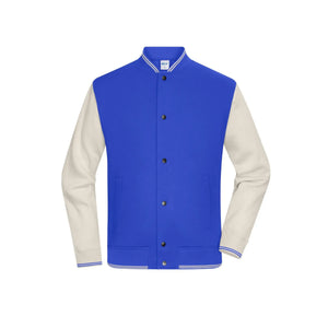 Felpa College- Unisex blu / XXS - personalizzabile con logo